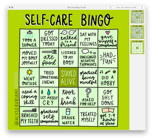 Self Care Bingo: Digital Download