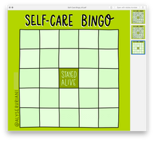 Load image into Gallery viewer, Self Care Bingo: Digital Download