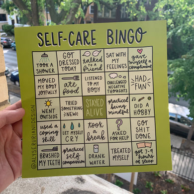 Self Care Bingo Print