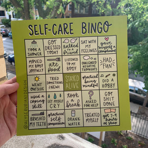 Self Care Bingo Print